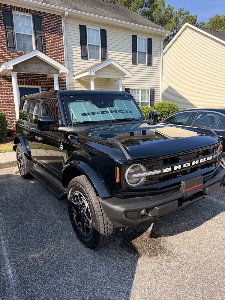 Black Ford Bronco photographed by Russell Daggett in his Google review