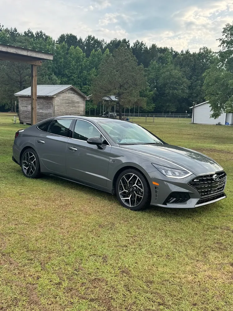 Gray Hyundai Sonata N-Line photographed by Sharron Barnhill in her Google review